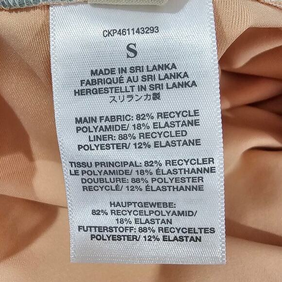 Madewell Second Wave Mod Shapes One-Piece Swimsuit Frosted Willow Size S NWT - Picture 9 of 9